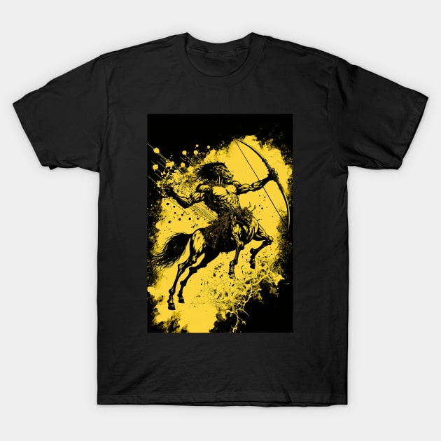 Mörk Borg Bestiary - Centaur Poster T-Shirt by DodgyDogma